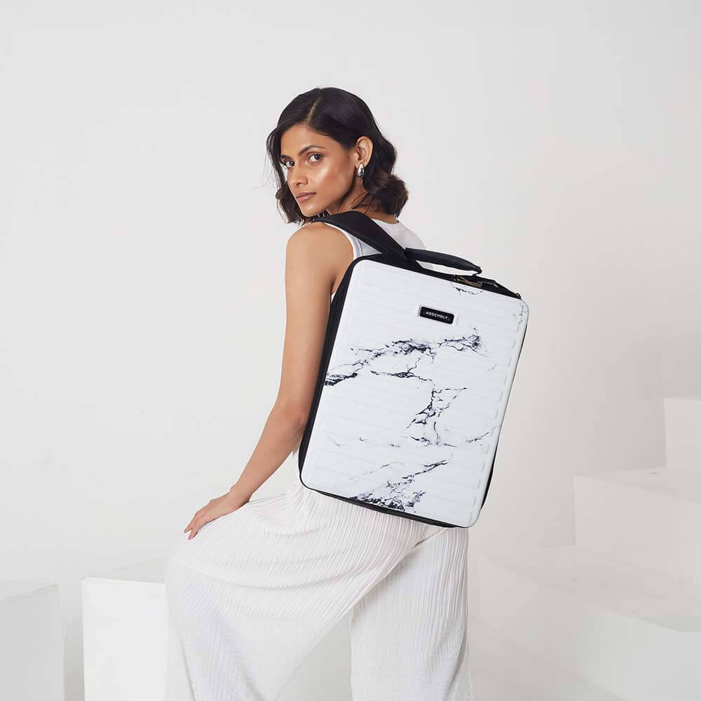 Edge | Marble |  Hardshell Laptop Backpack