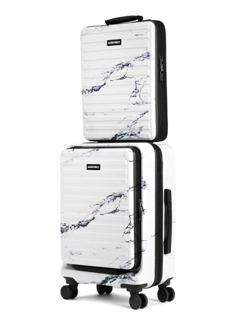 Agile Set | Marble | CabinPro+Laptop Backpack