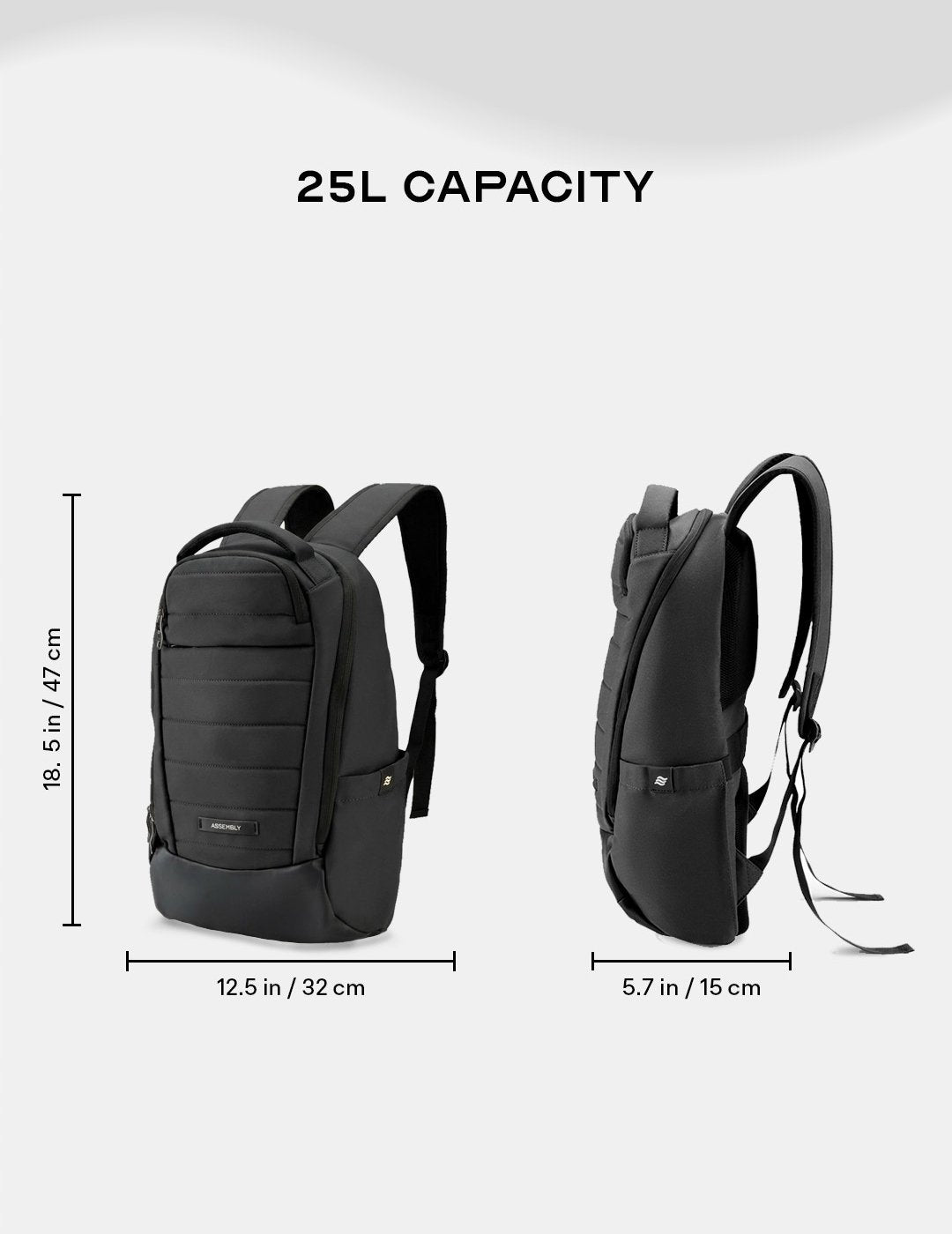Float Premium Laptop Backpack Black