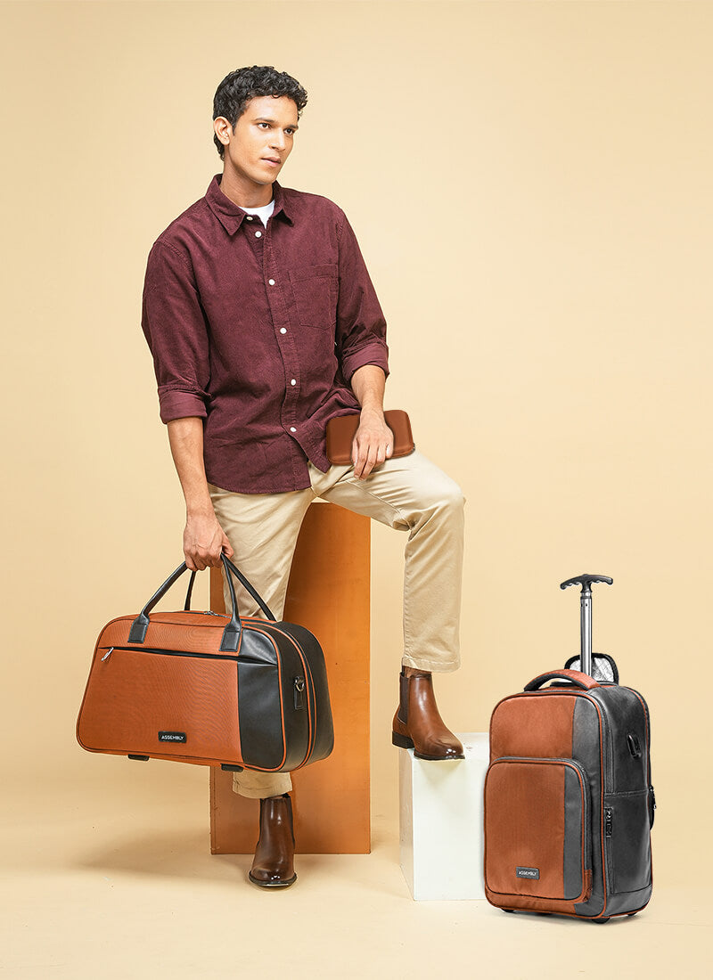 Seamless Journey Combo | Rust | Jetson Trolley Backpack+Verve Duffle+TechKit