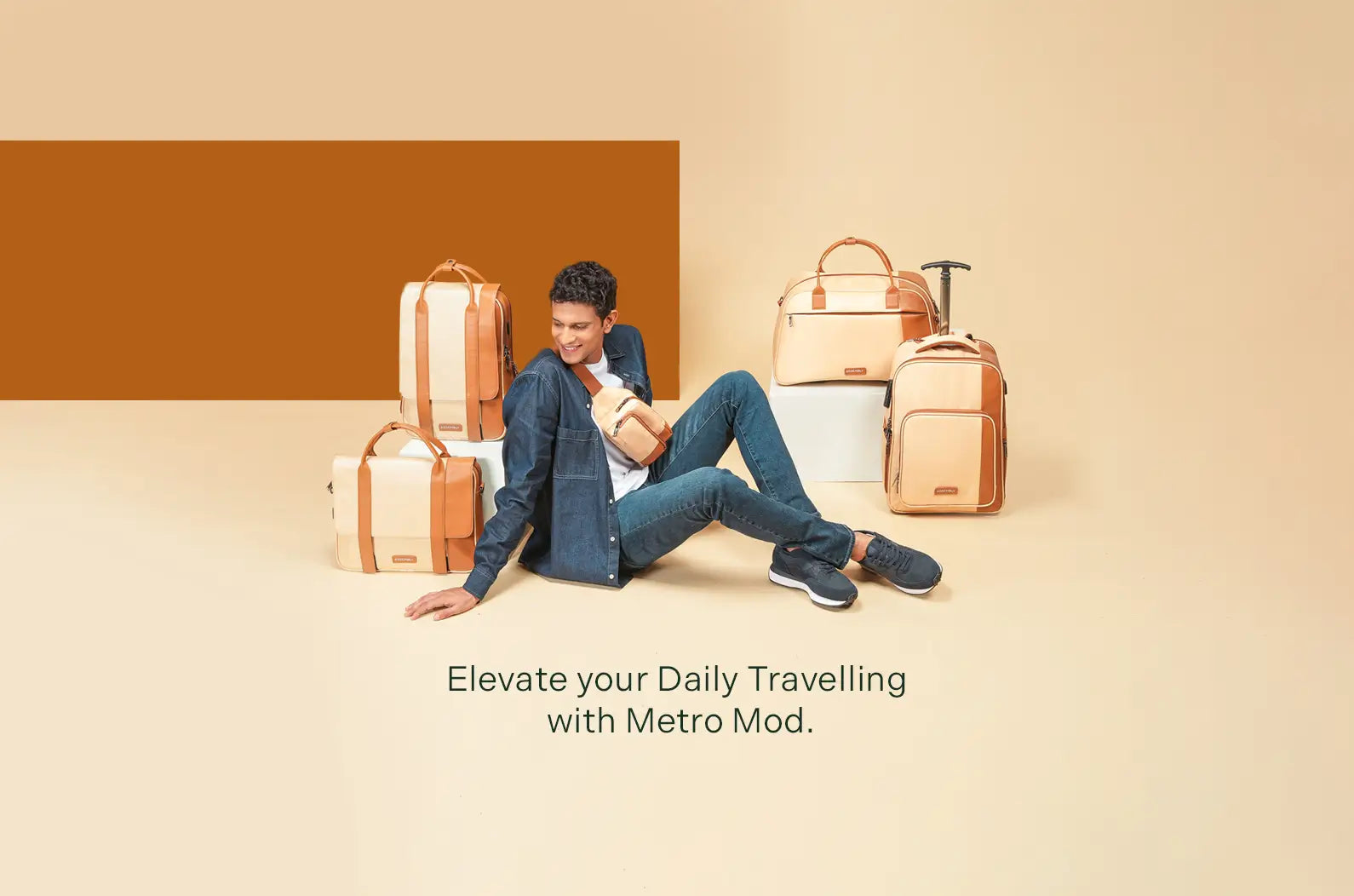 One day top travel suitcase