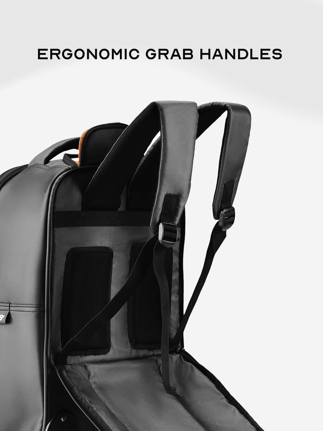 Jetson | Black | Laptop Trolley Backpack