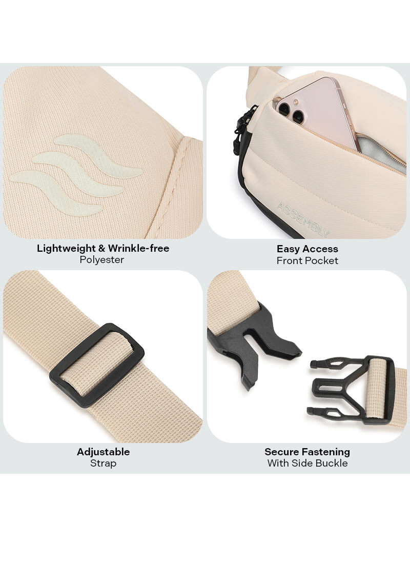 Float Fanny Pack | Cream | Crossbody Bag