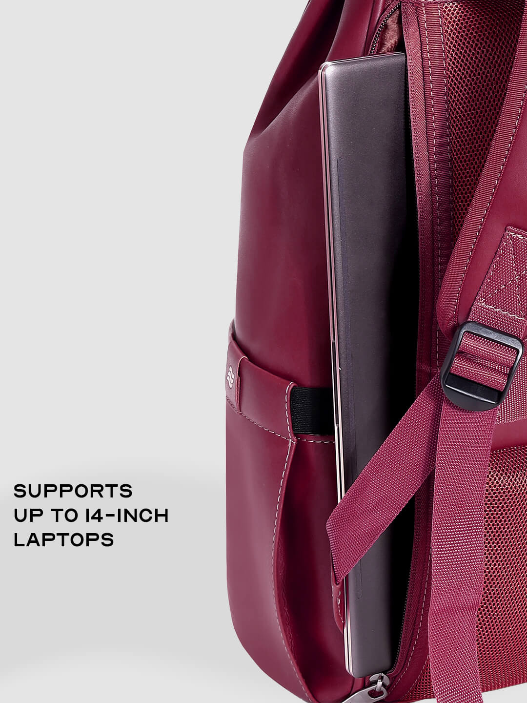 Mave Laptop Backpack Maroon