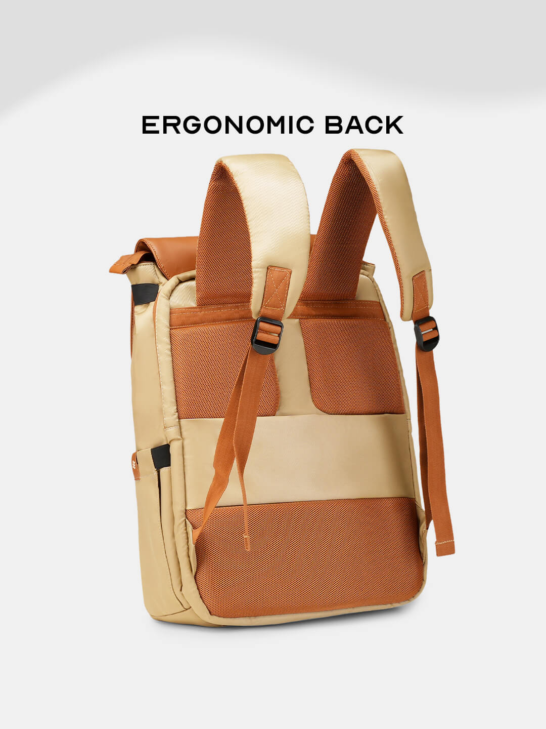 Arto Laptop Backpack | Beige | Work, Commute & Business Travel Bag
