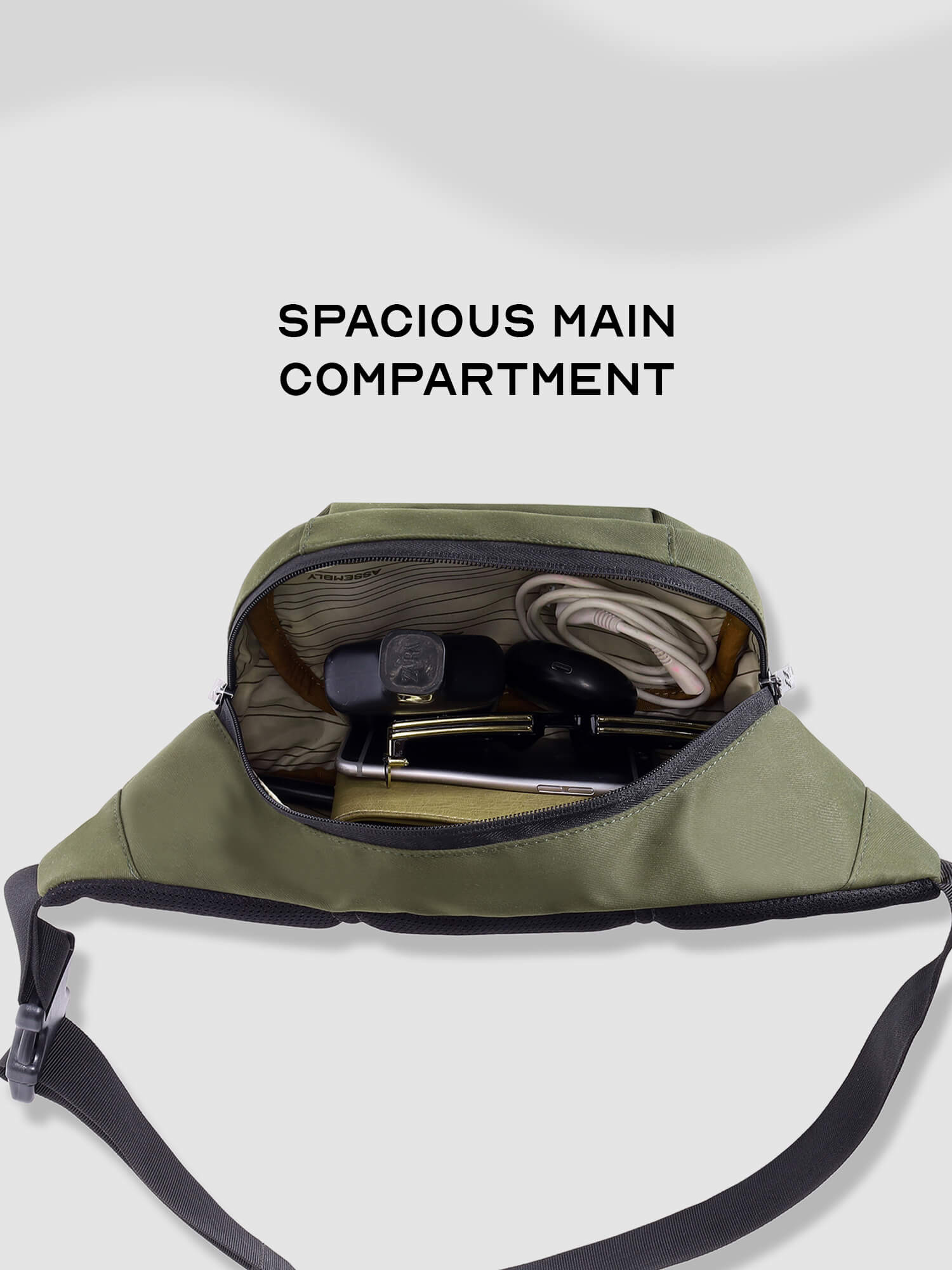 Float Fanny Pack | Olive | Crossbody Bag