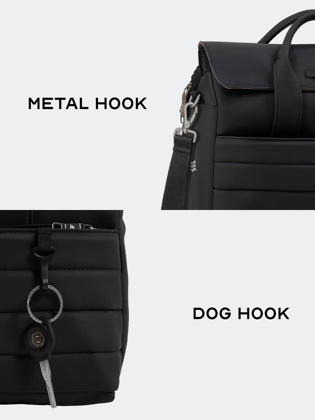 Stark Messenger | Black | Everyday Office Laptop Bag