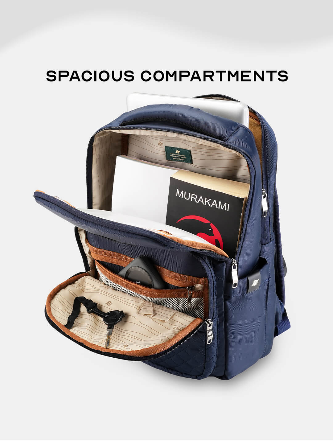 Pixel Laptop Backpack | Blue | Everyday Travel Bag for Work & College