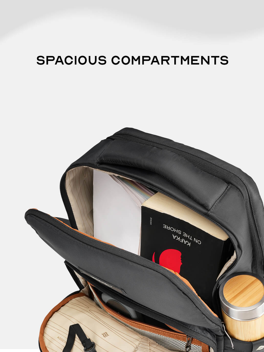 Pixel Laptop Backpack | Black | Everyday Travel Bag for Work & College