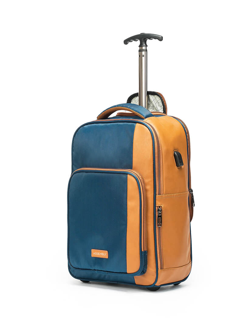 Jetson | Blue | Laptop Trolley Backpack