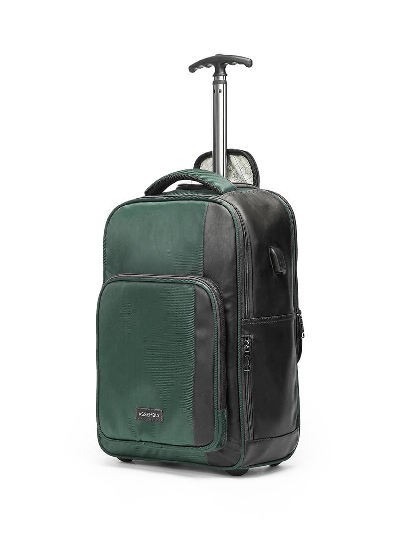 Jetson | Green |  Laptop Trolley Backpack