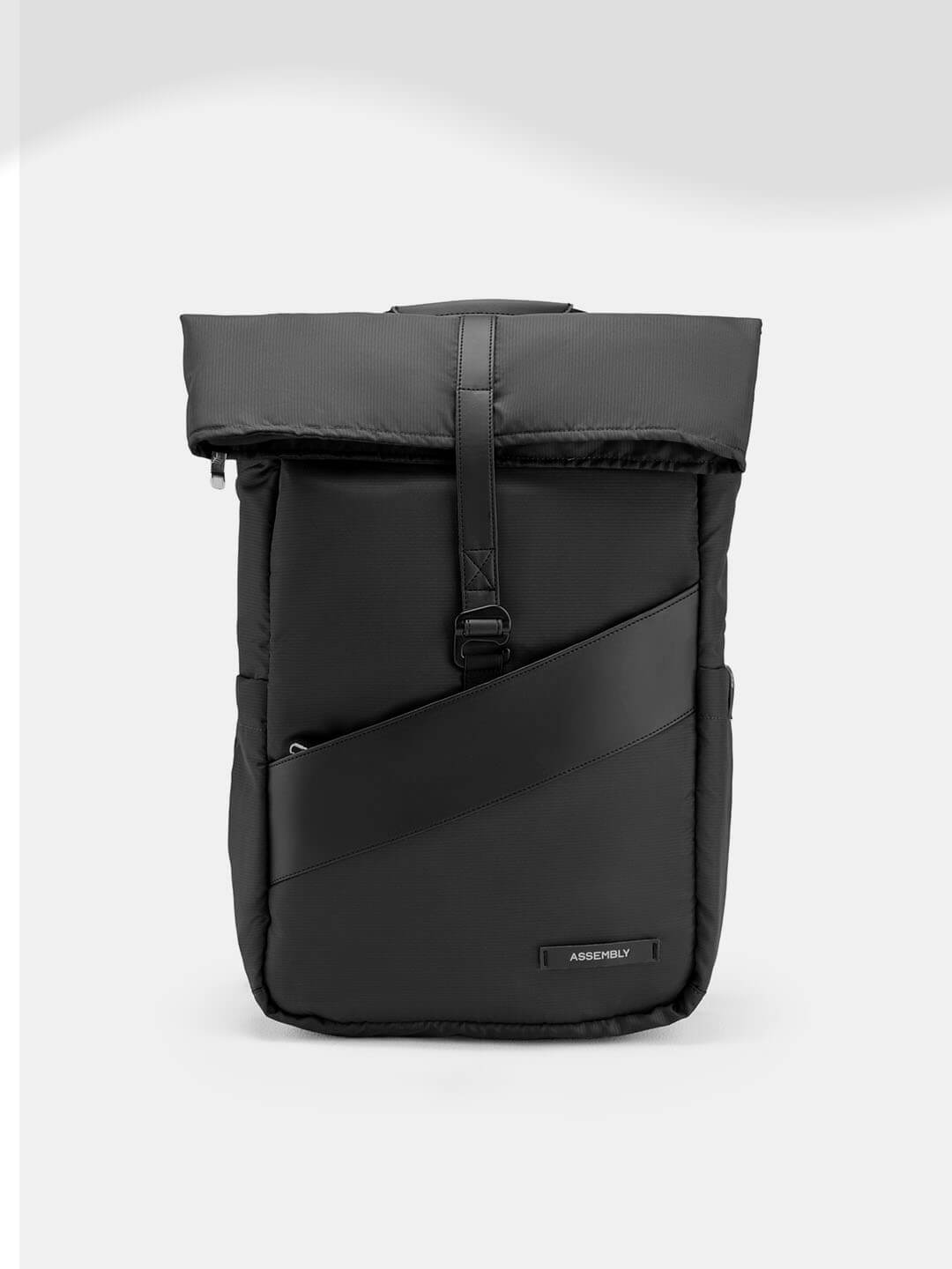 Oblique Laptop Backpack | Black | 15.6" Travel & Work Pack