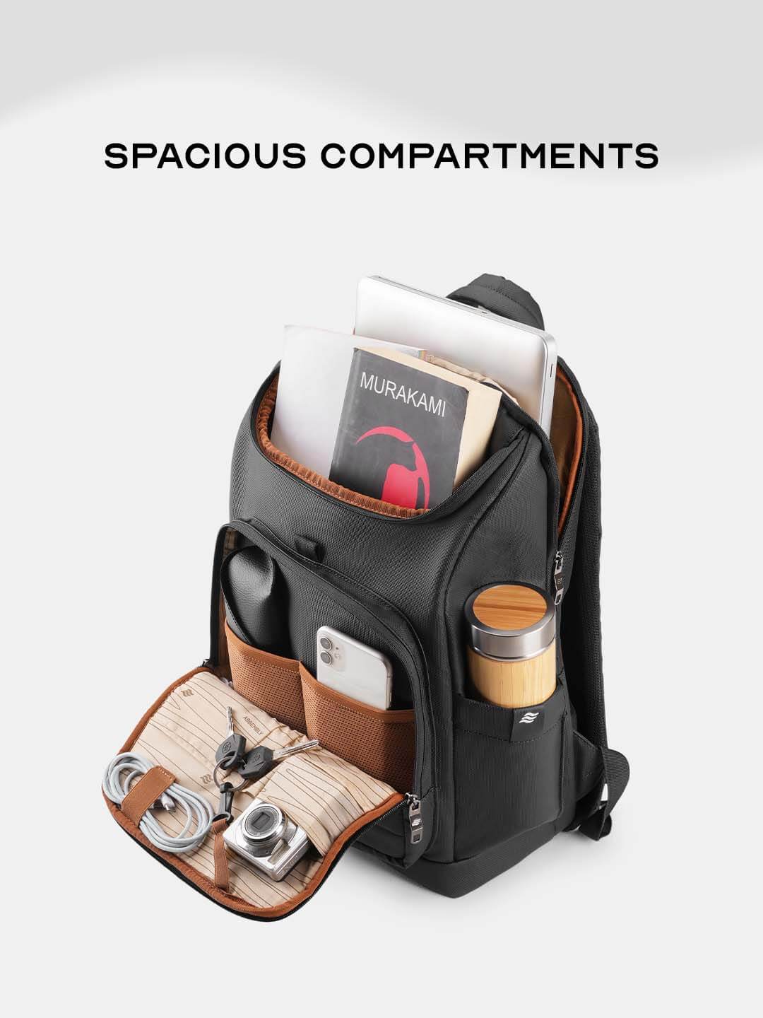 Stark Backpack | Black | Everyday Laptop Backpack