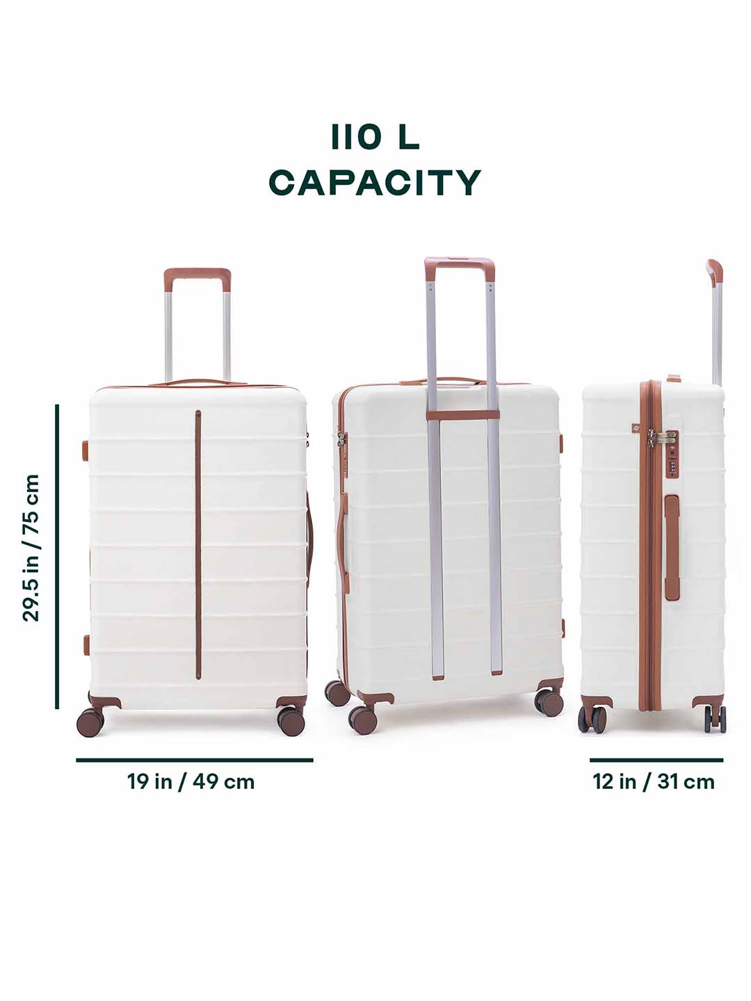 Odyssey | Sand | Large Hard Luggage