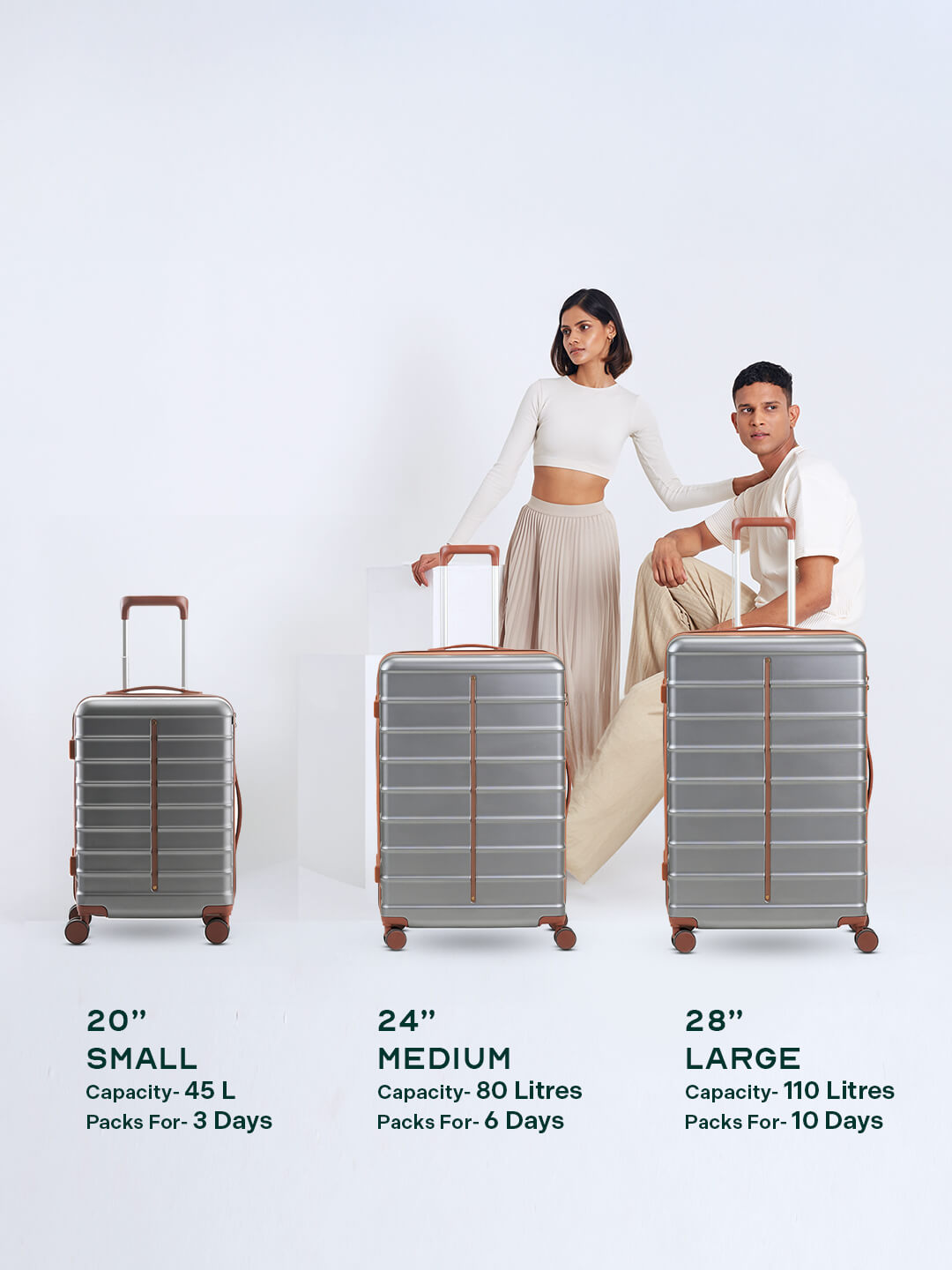 Odyssey | Grey | Cabin Hard Luggage