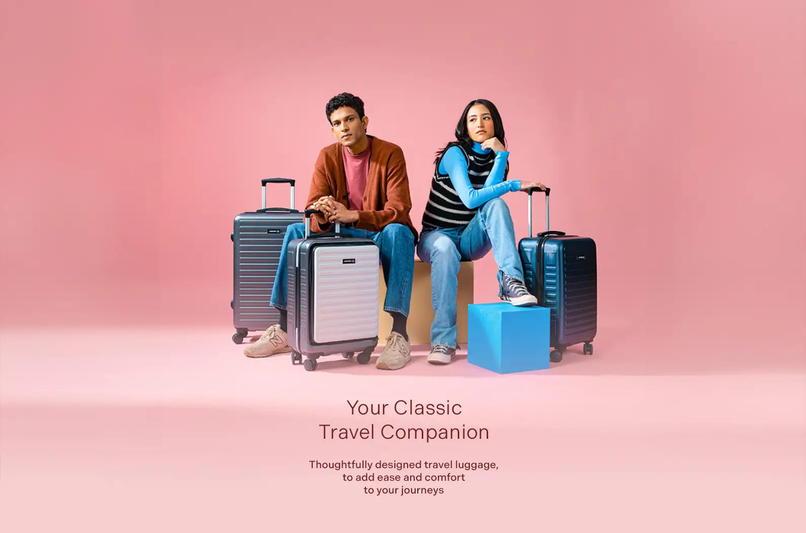 Travel top log luggage