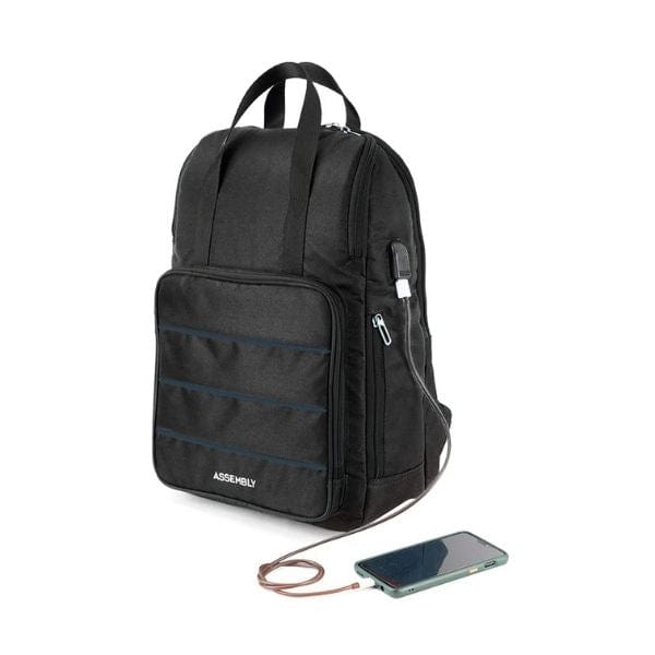 Unisex Laptop Backpack & Tech Kit Combo Black
