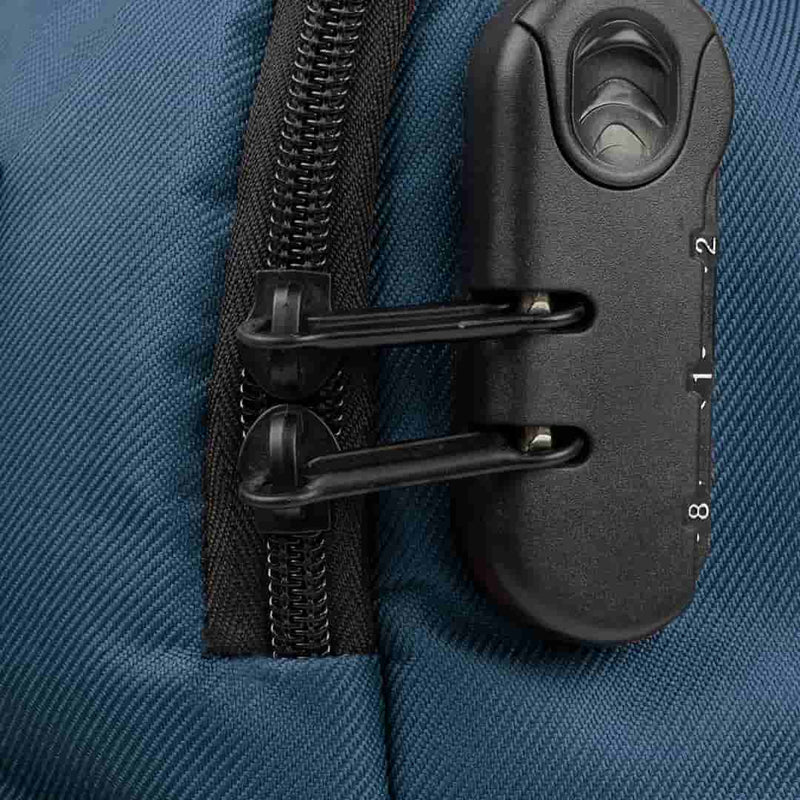 Unisex Laptop Backpack & Tech Kit Combo Blue