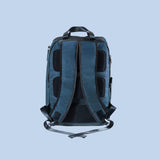 Unisex Laptop Backpack & Tech Kit Combo Blue
