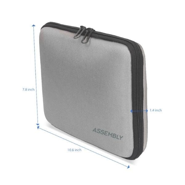 Unisex Laptop Backpack & Tech Kit Combo Grey
