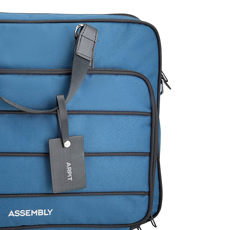 Unisex Laptop Bag & Tech Kit Combo Blue