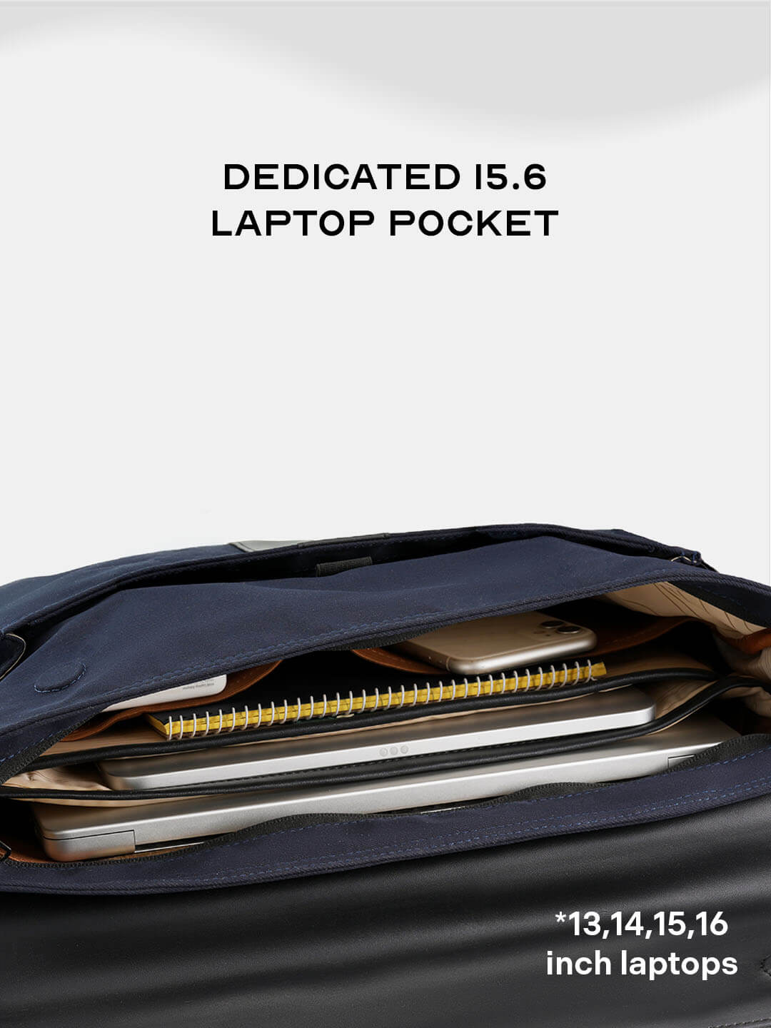 Kairo Laptop Messenger Bag Blue