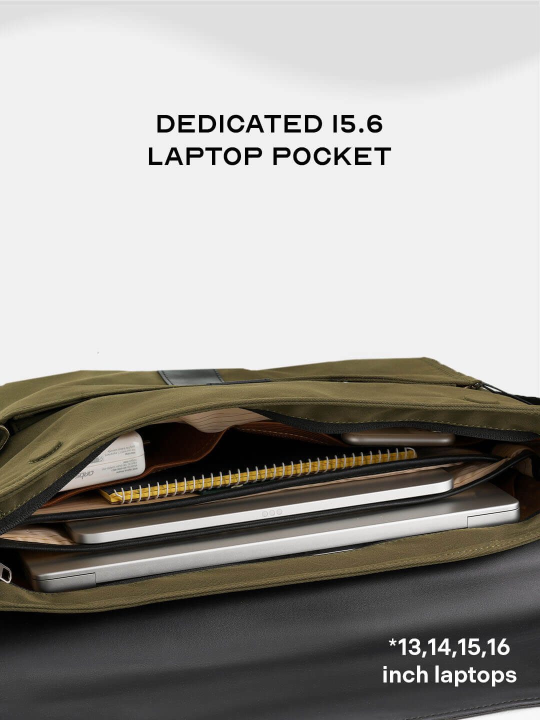 Kairo Laptop Messenger Bag Green
