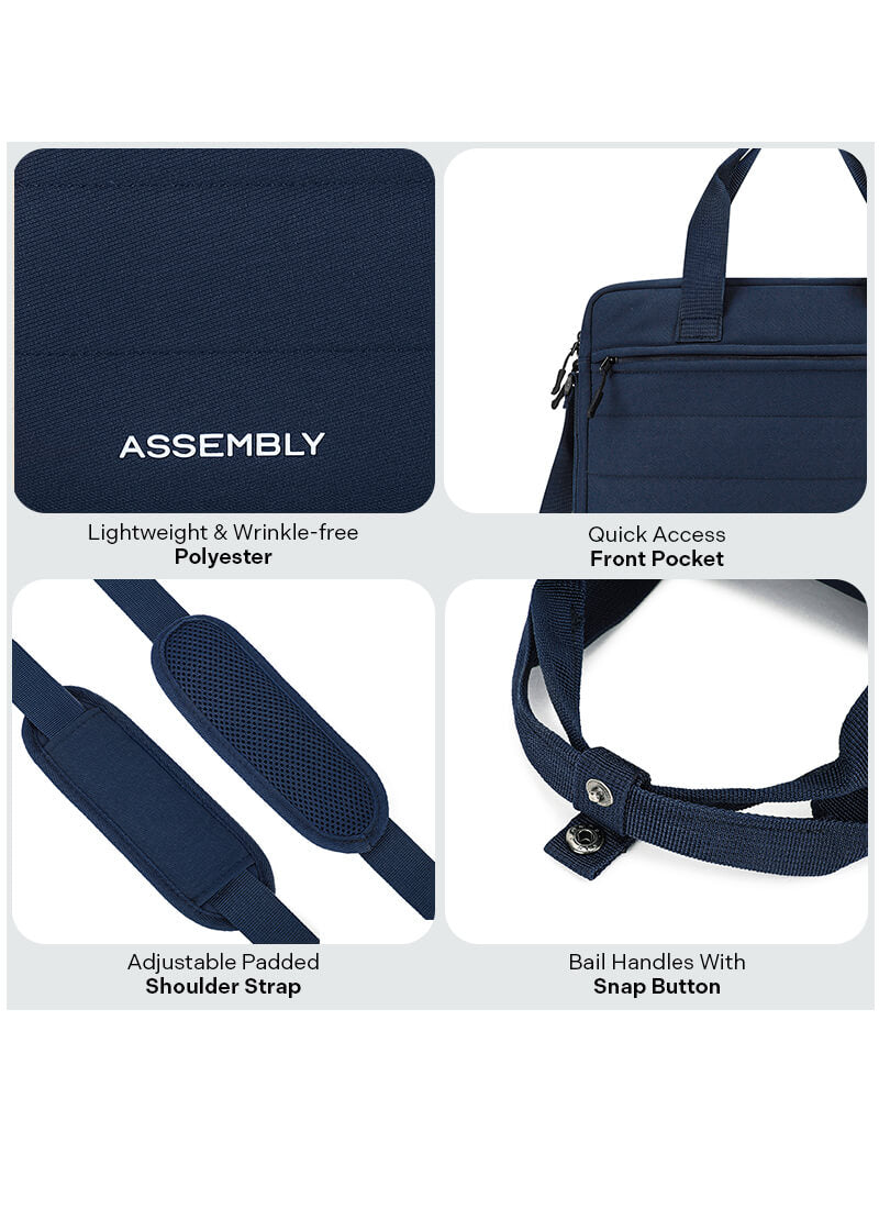 Float Messenger | Cobalt | Premium Laptop Bag