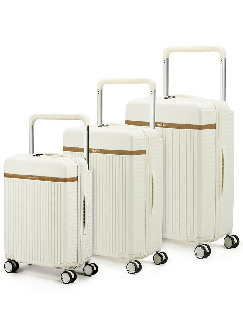 Rover Combo | Moon-White | Set of 3 Luggage