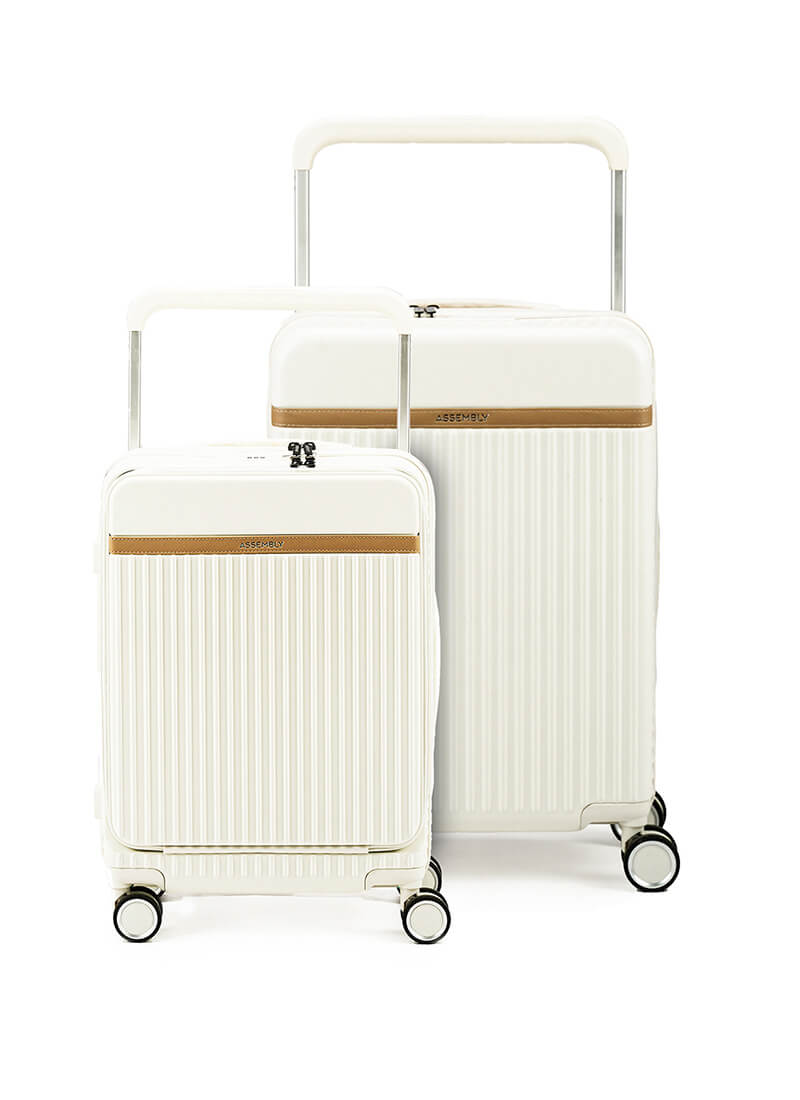 Rover Pro Combo | Moon-White | Cabin+Medium Hard Luggage
