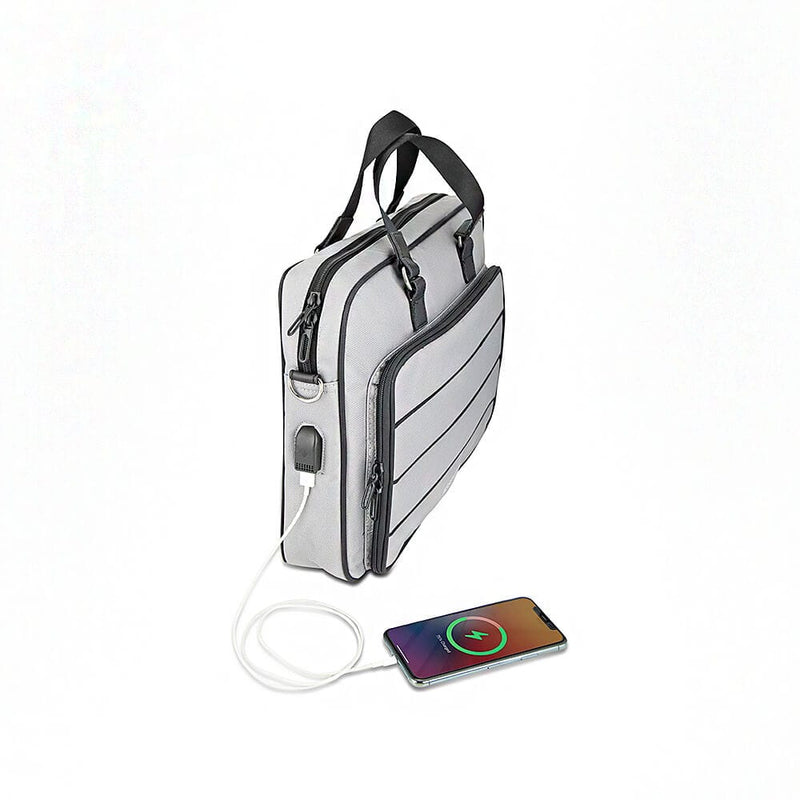 Unisex Neeson Grey | Laptop Messenger Bag | Premium Office Laptop Bag