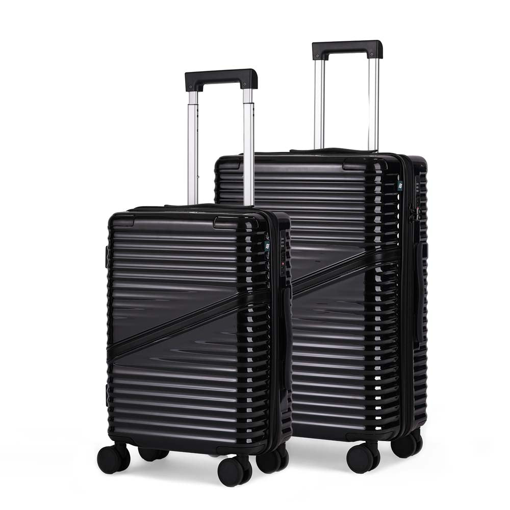 Oblique Combo | Black | Cabin+Medium Hard Luggage