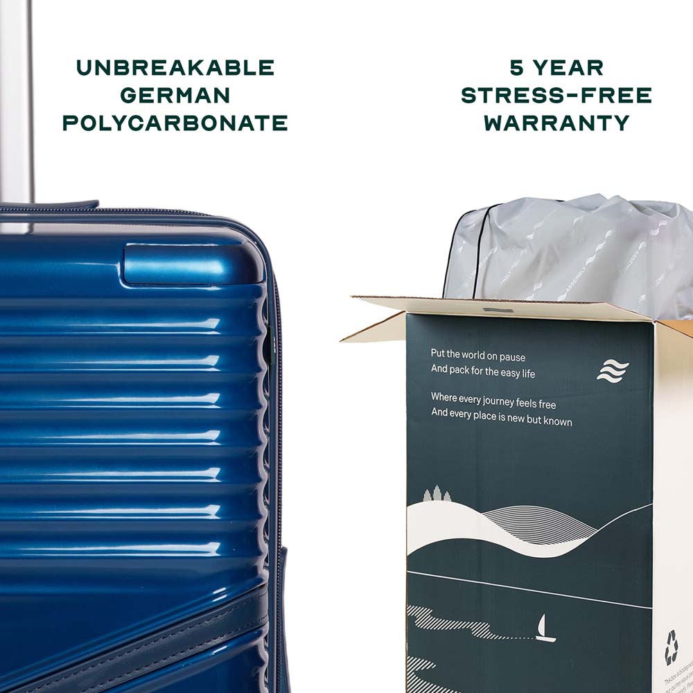 Oblique Pro Combo | Blue | Set of 3 Luggage