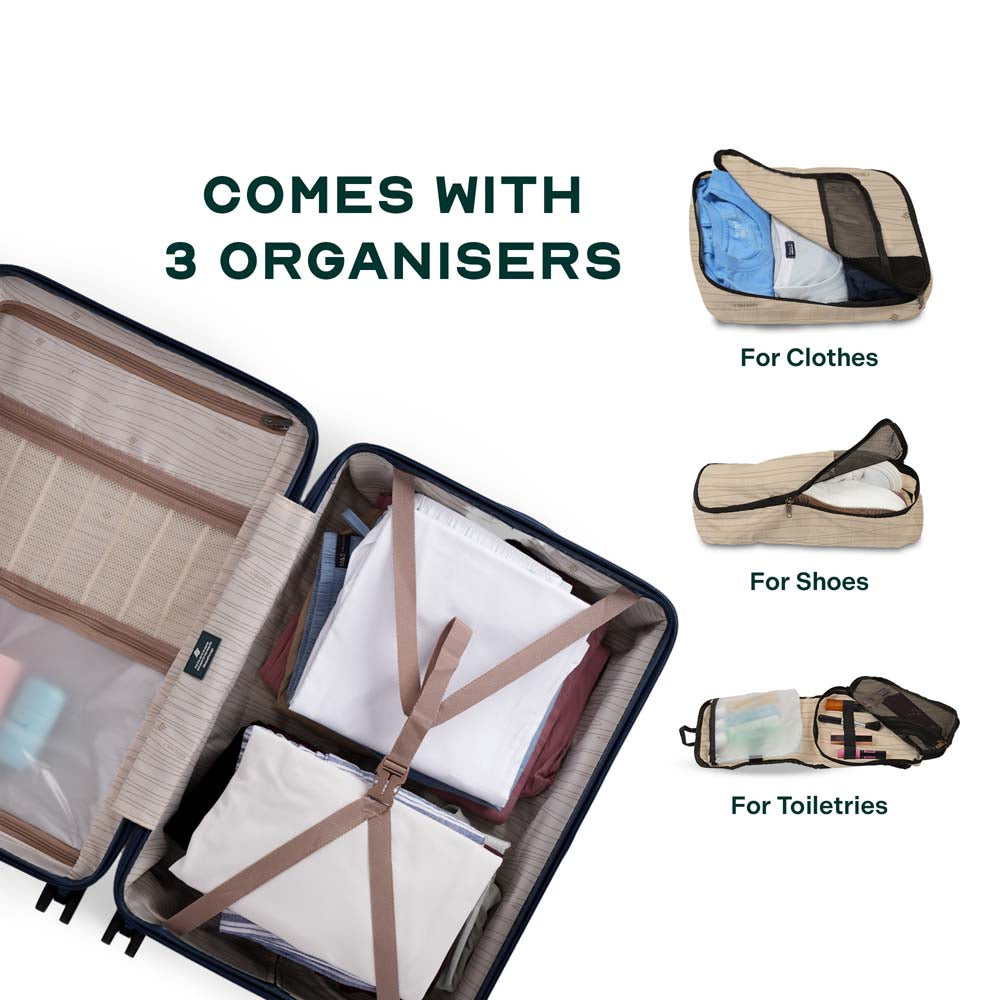 Oblique Pro Combo | Blue | Set of 3 Luggage