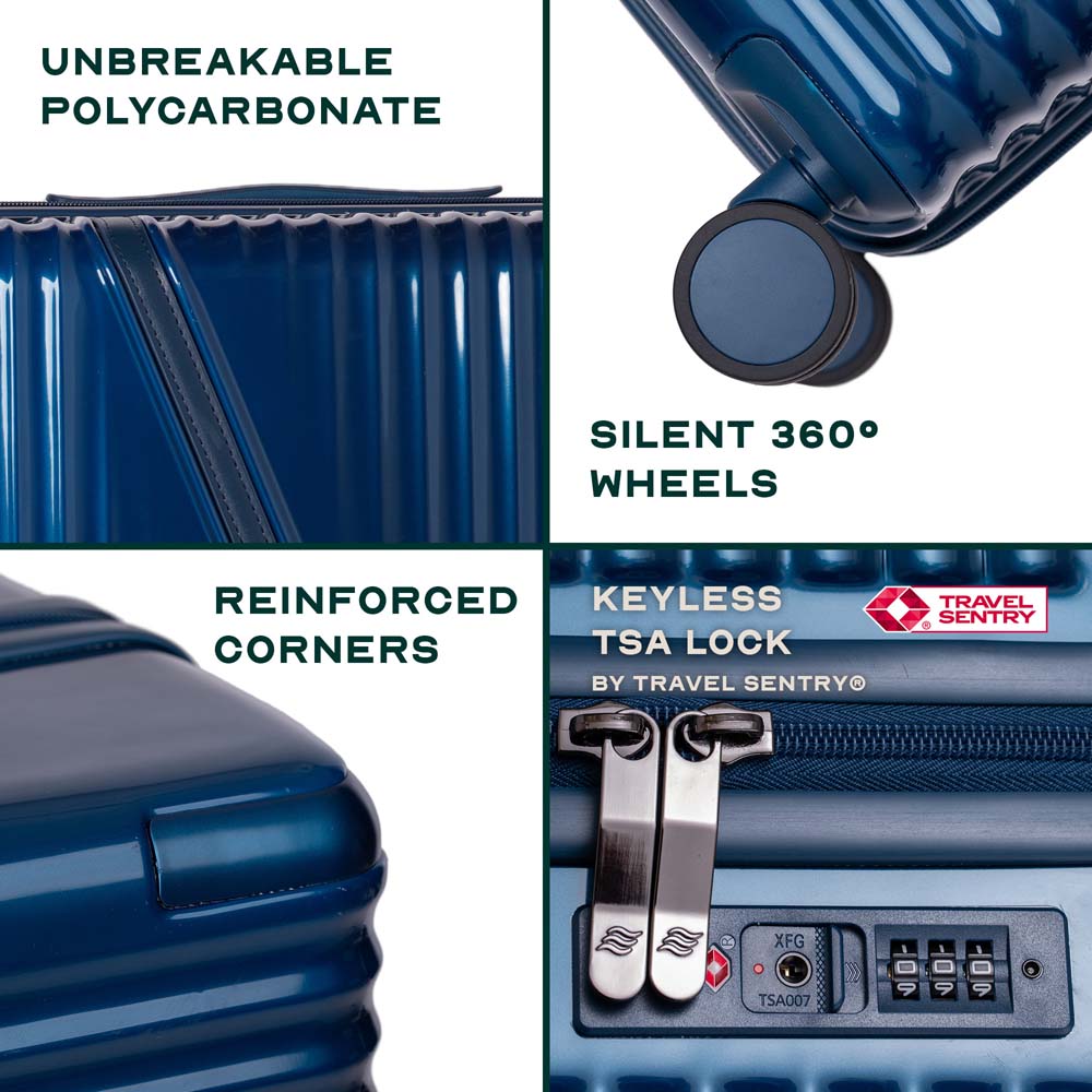 Oblique Pro Combo | Blue | CabinPro+Medium Hard Luggage