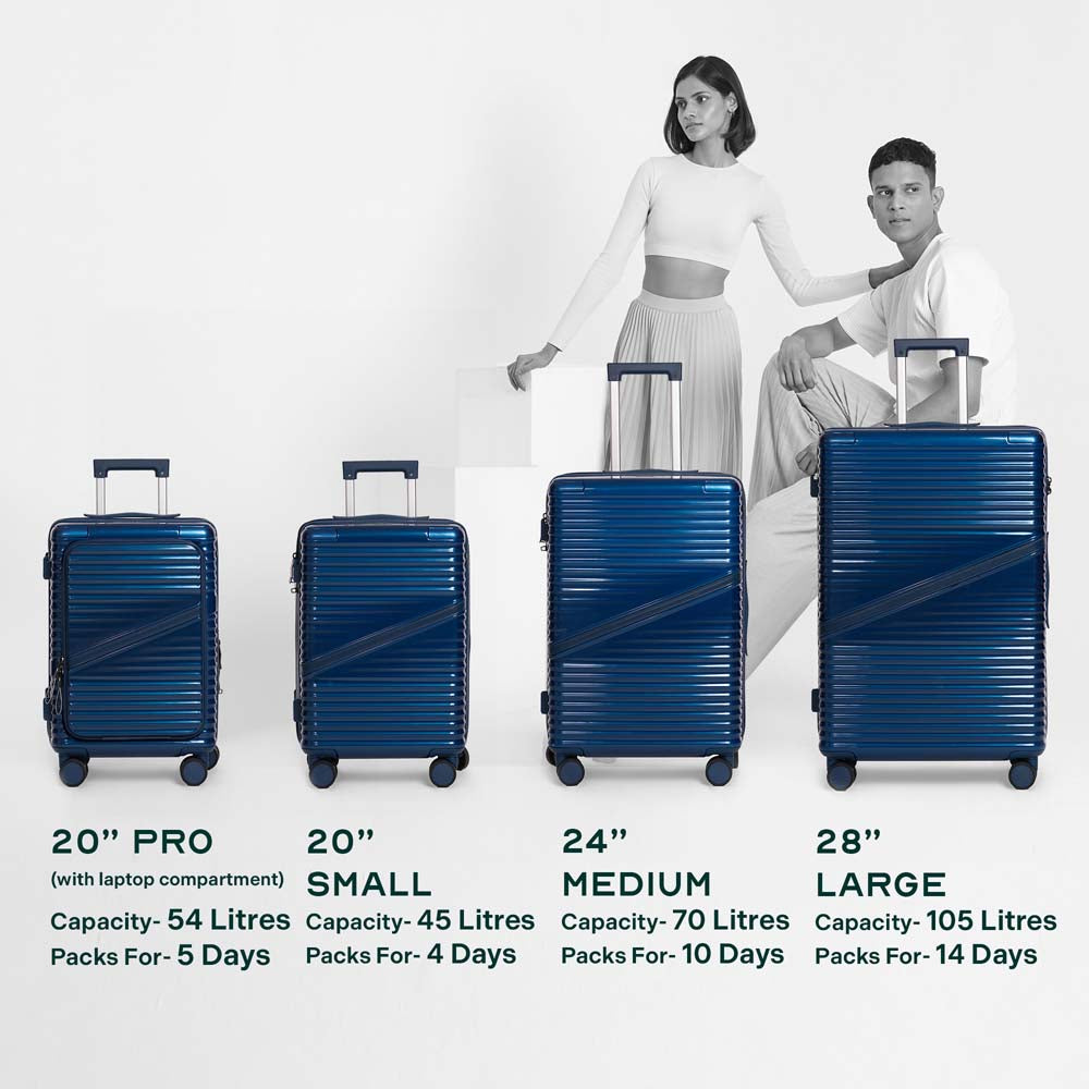 Oblique Pro Combo | Blue | CabinPro+Medium Hard Luggage