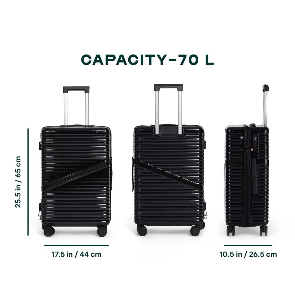 Oblique | Black | Medium Hard Luggage