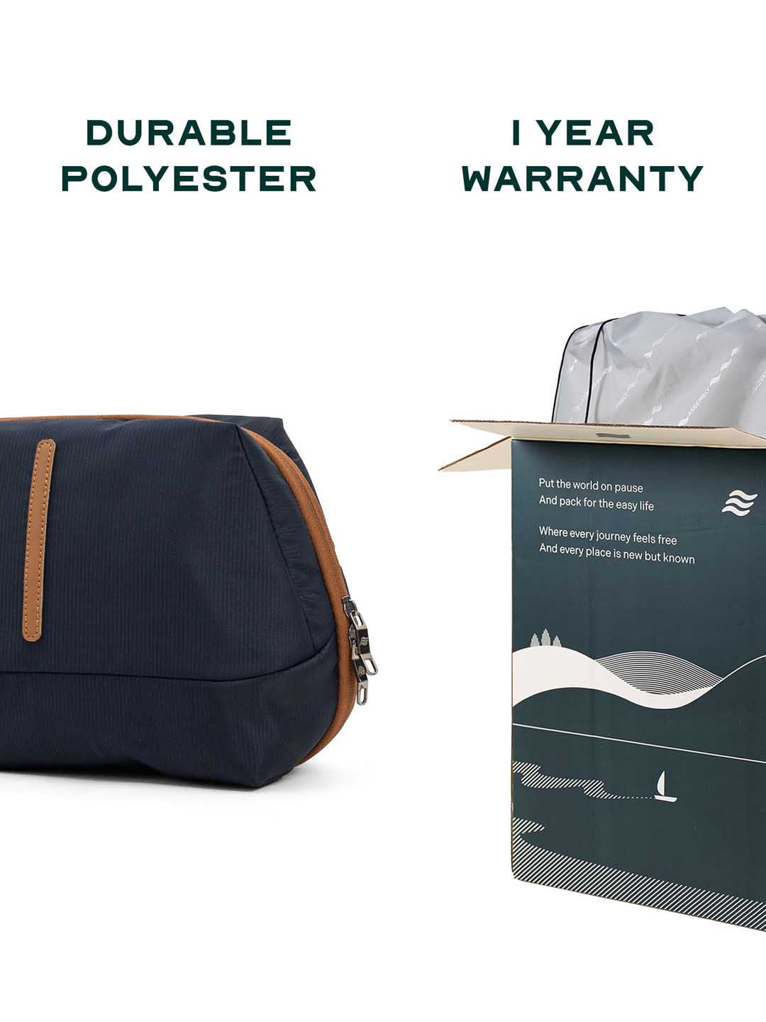 Odyssey Vanity Case | Blue | Compact Travel Organiser For Long Or Short Trips