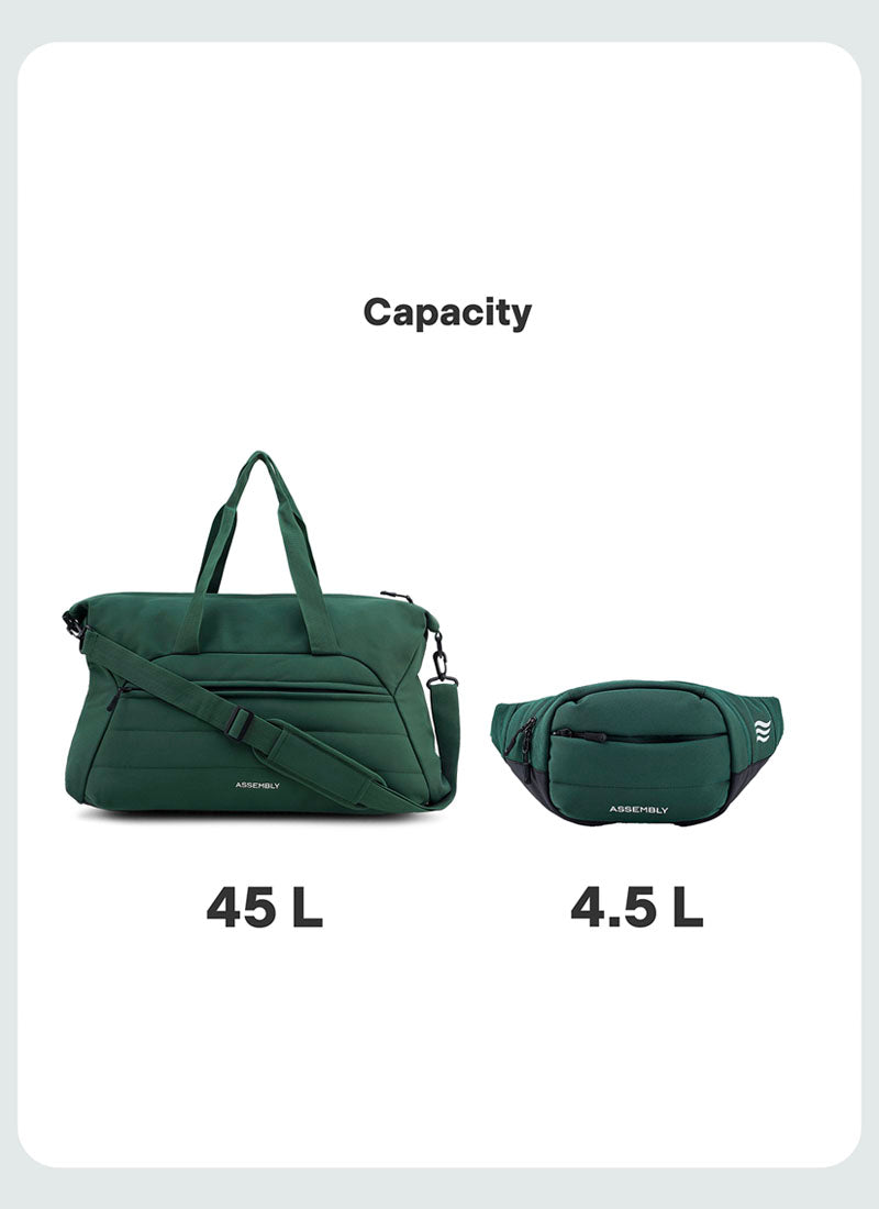 Float Duffle & Fanny Combo | IVY | Premium Duffle & Crossbody Bag