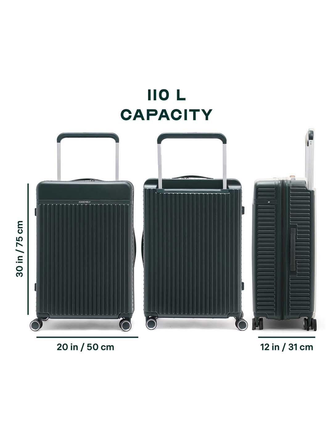 Rover | Green | Large Hard Luggage