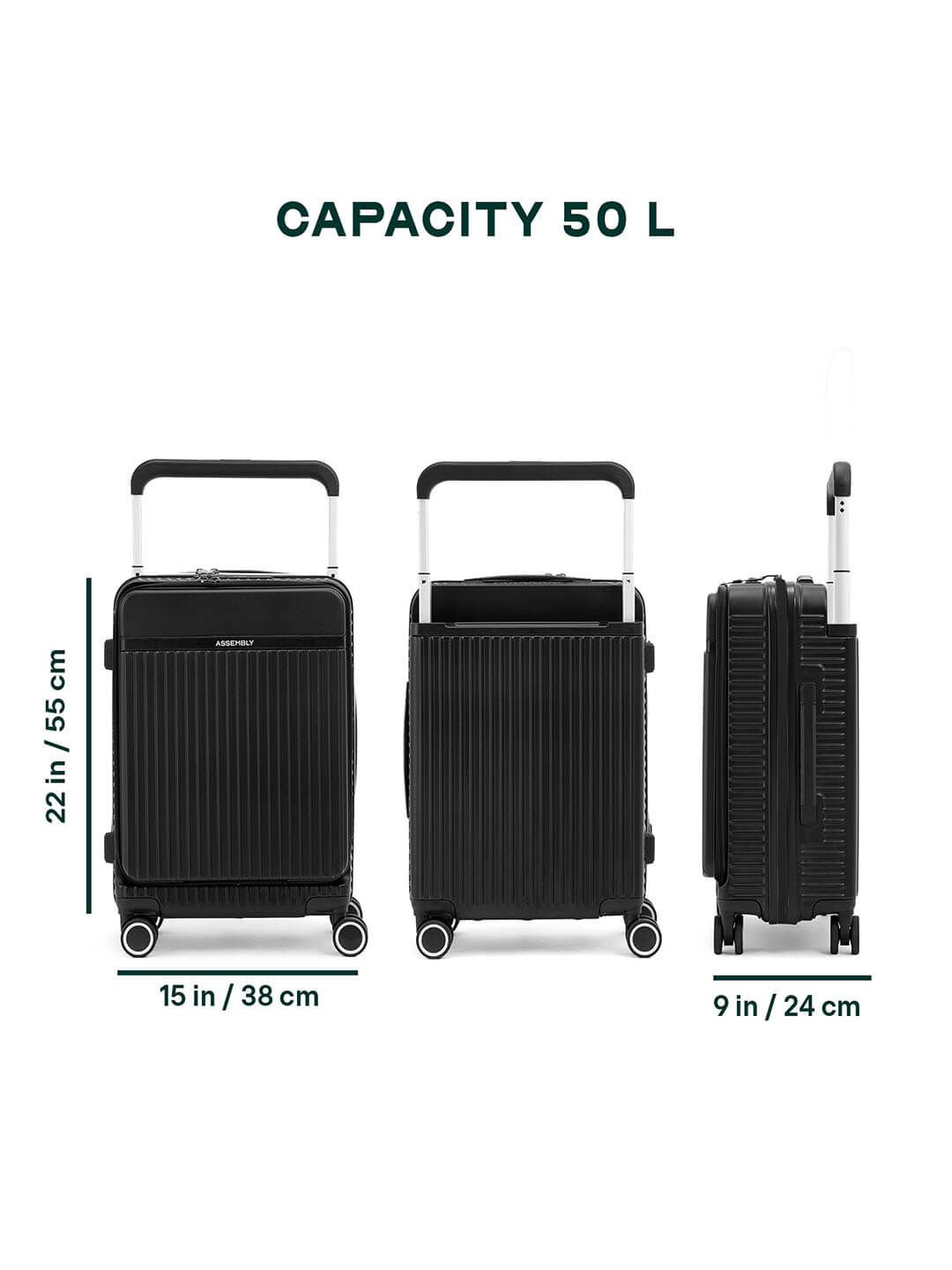 Buy RoverPro | Black | Cabin Hard Luggage – Cabin Hard Luggage Online in India | Assembly