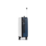 Unisex Starklite Blue White Dual Tone Hard-Sided Cabin Luggage 20 Inches