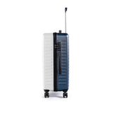 Unisex Starklite Blue White Dual Tone Hard-Sided Luggage (20" + 24" + 28")