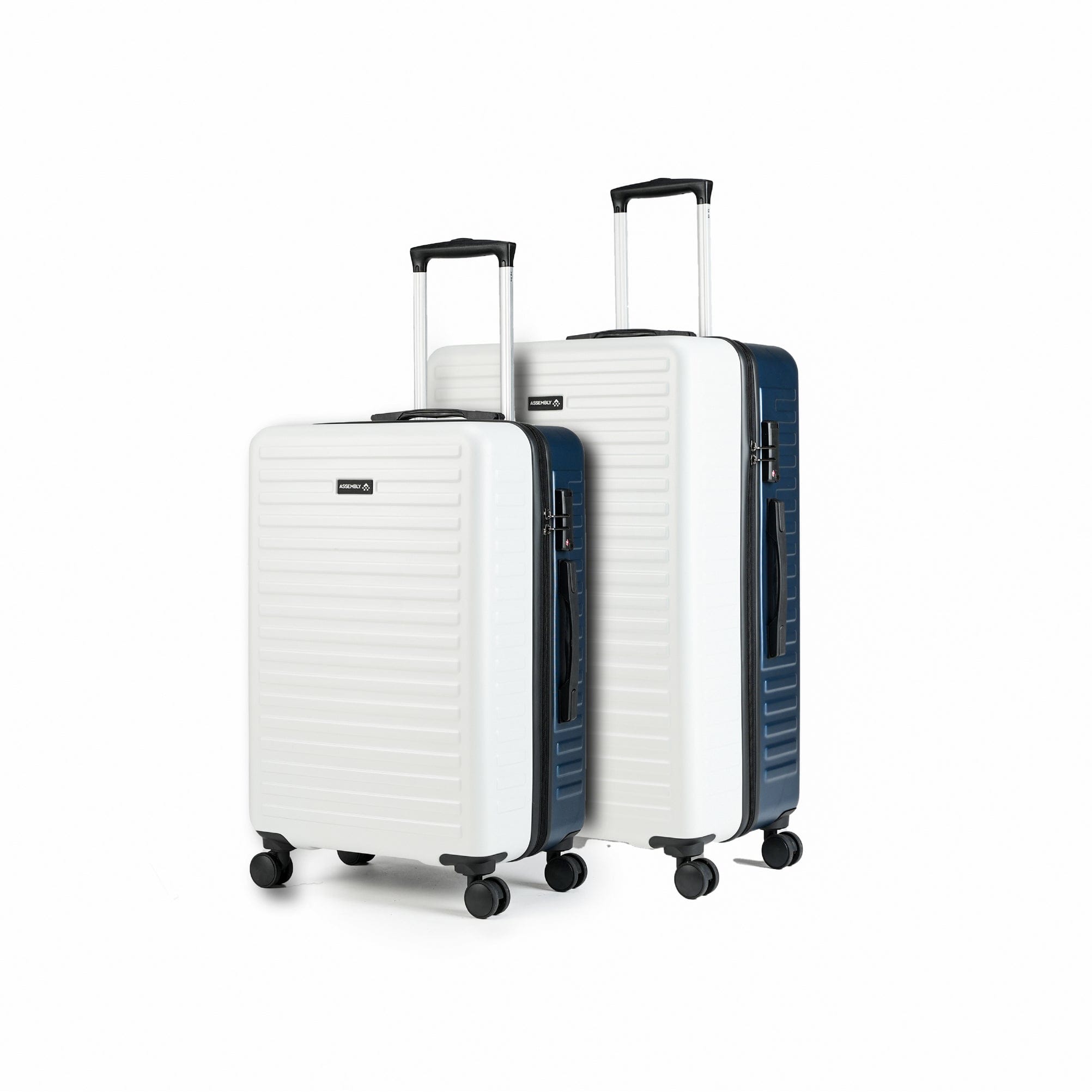 Starklite Blue White Two Tone Hard-Sided Luggage (24