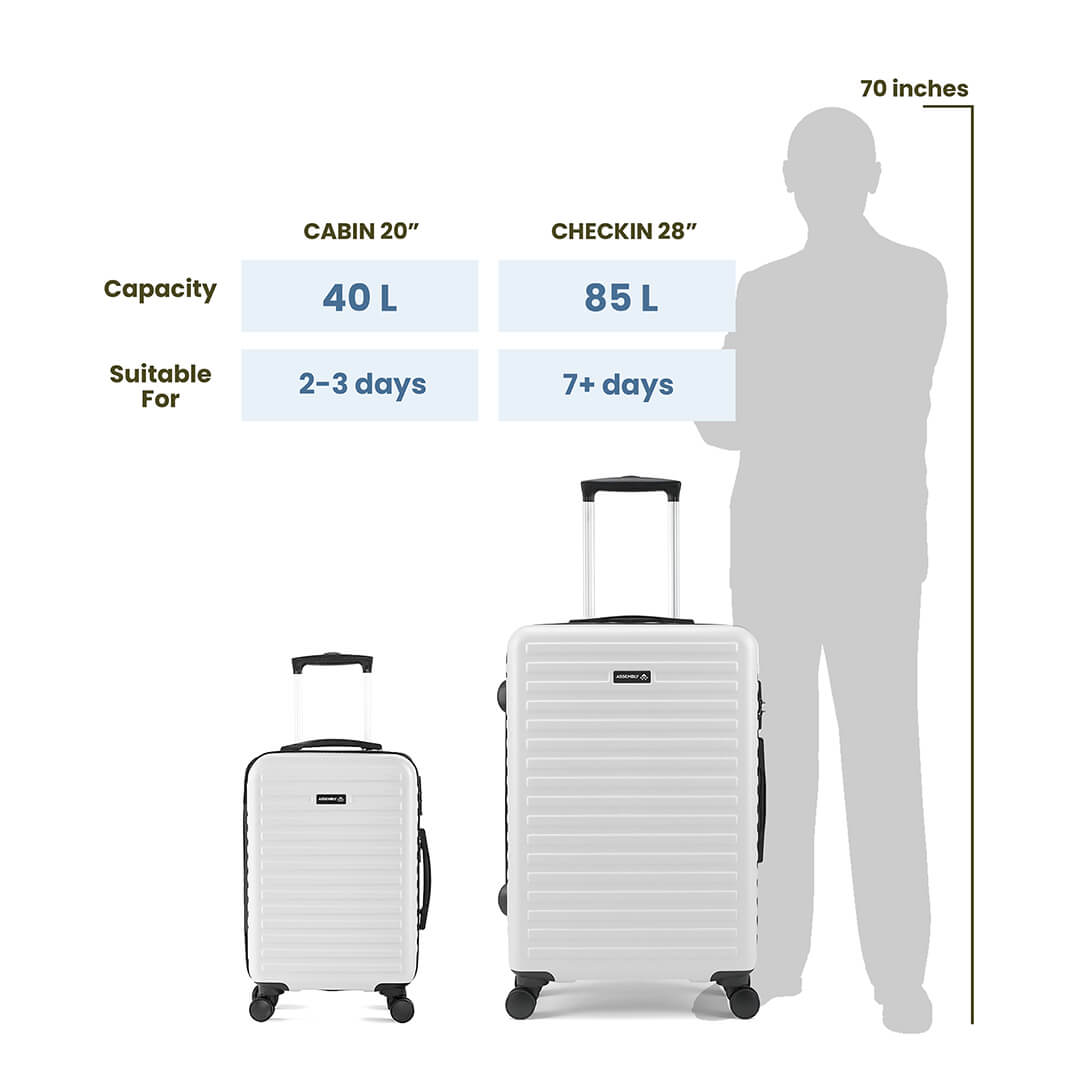 40 inch sales hard suitcase