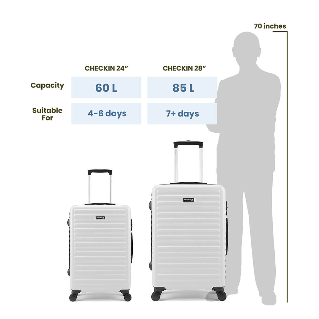 Medium hard sales shell luggage