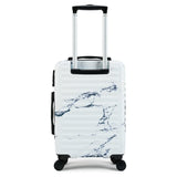 Unisex Starklite | Cabin Hardside Printed Luggage Marble - 20 inch