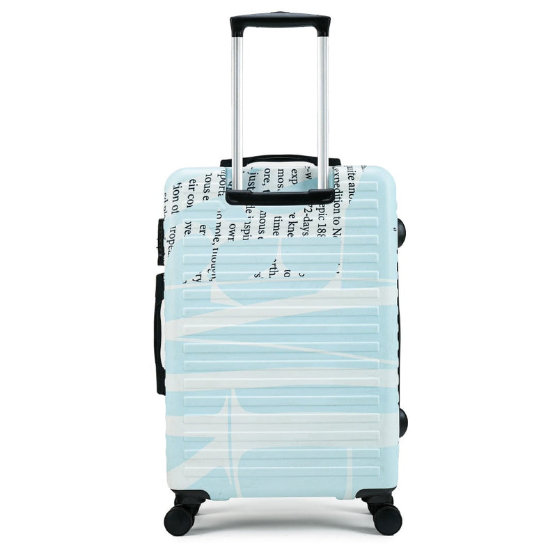 Unisex Starklite | Hardside Printed Luggage Combo Set Scripted - (20"+24")