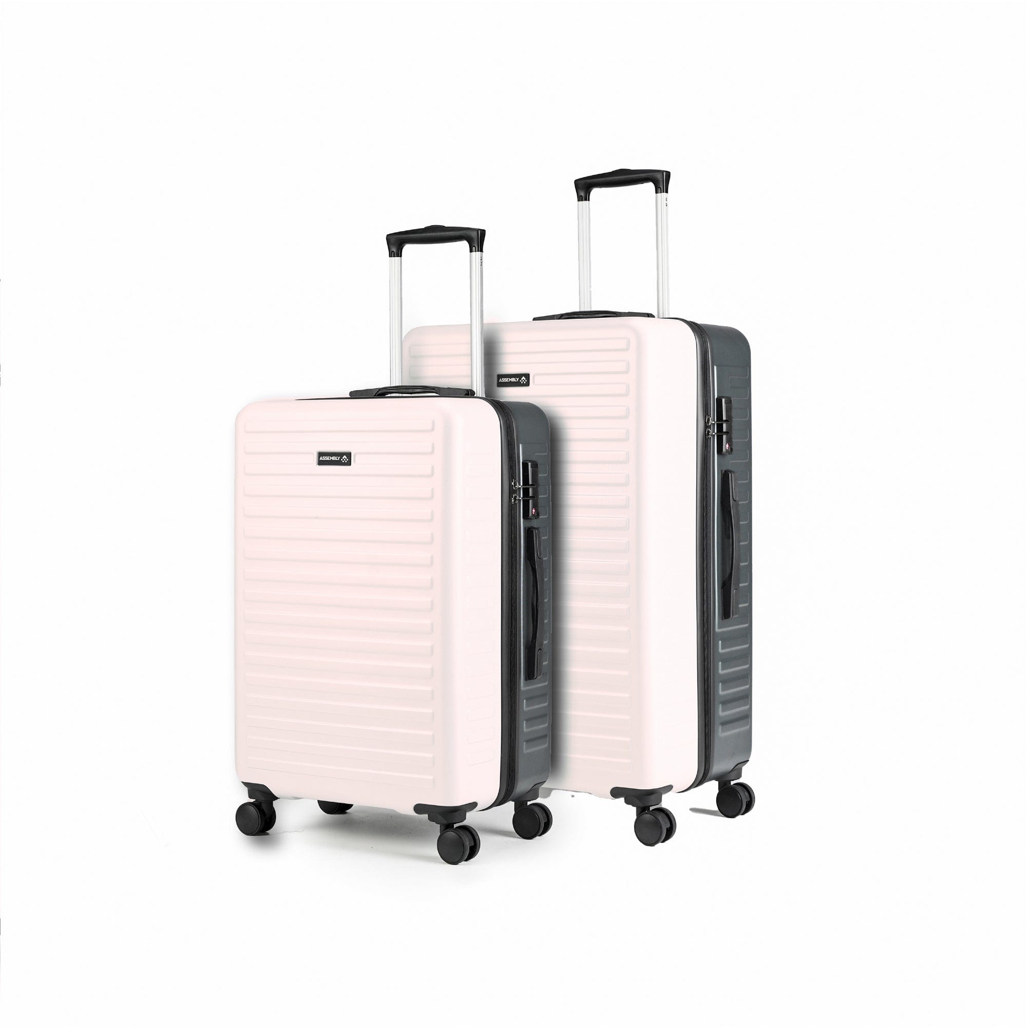 Starklite Ivory Grey Two Tone Hard-Sided Luggage (24