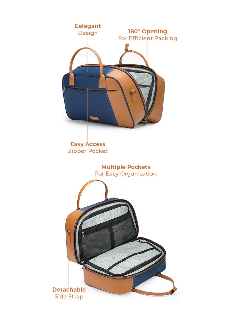 Seamless Journey Combo | Blue | Jetson Trolley Backpack+Verve Duffle+TechKit